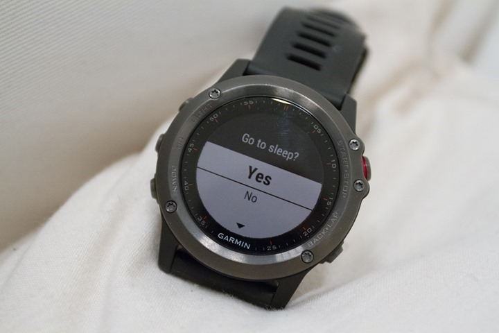 Fenix 3 sleep on sale tracking