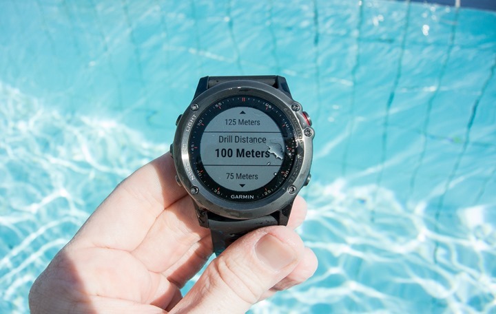 garmin fenix 3 pool swim