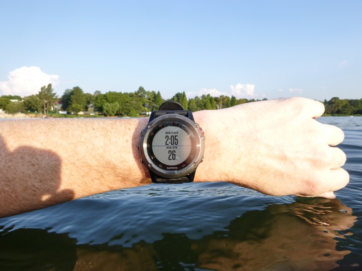 Garmin fenix 3 store open water swimming