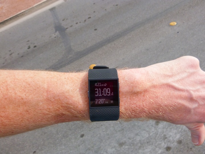 FITBIT-SURGE-RUNINGE-PACE