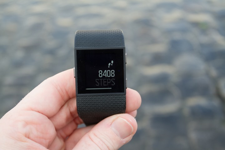 Fitbit-Surge-Step-Count