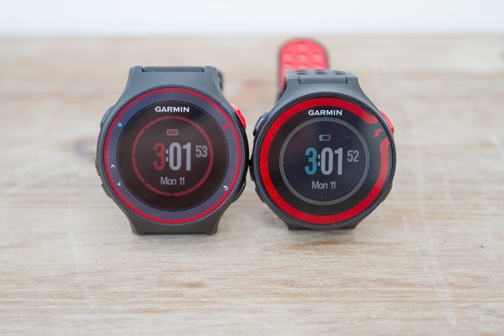 Garmin forerunner 220 online vs 235