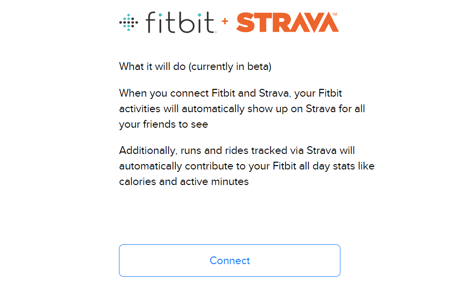 connect fitbit with strava