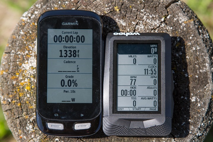 wahoo elemnt comparison