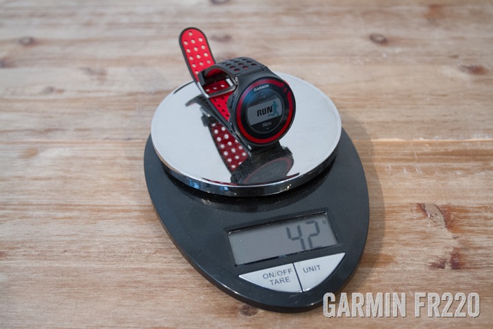 Garmin-Fr220-peso