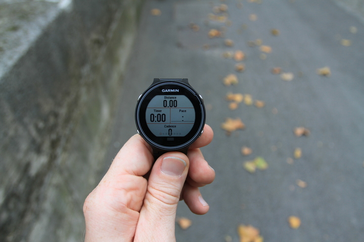 forerunner 235 display