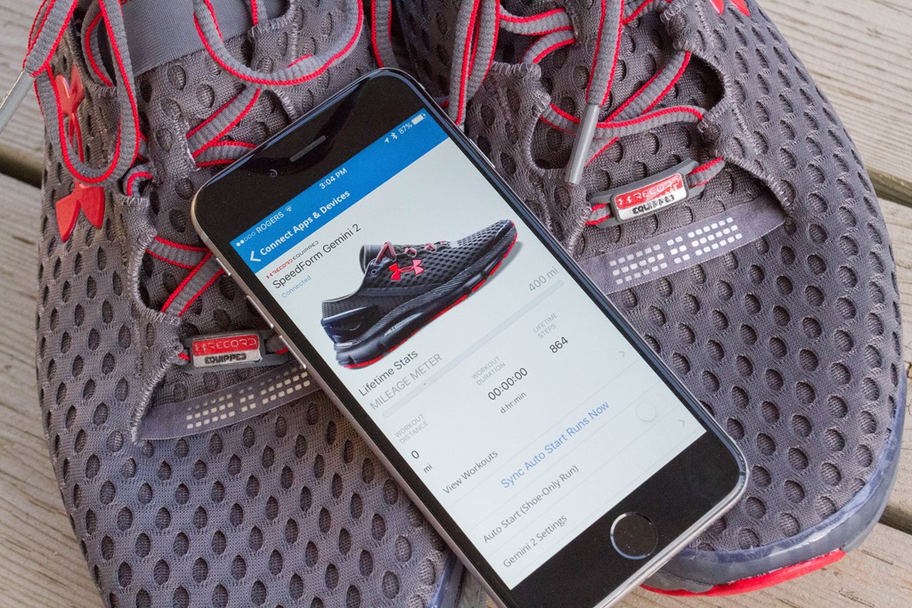 under armour bluetooth shoes app