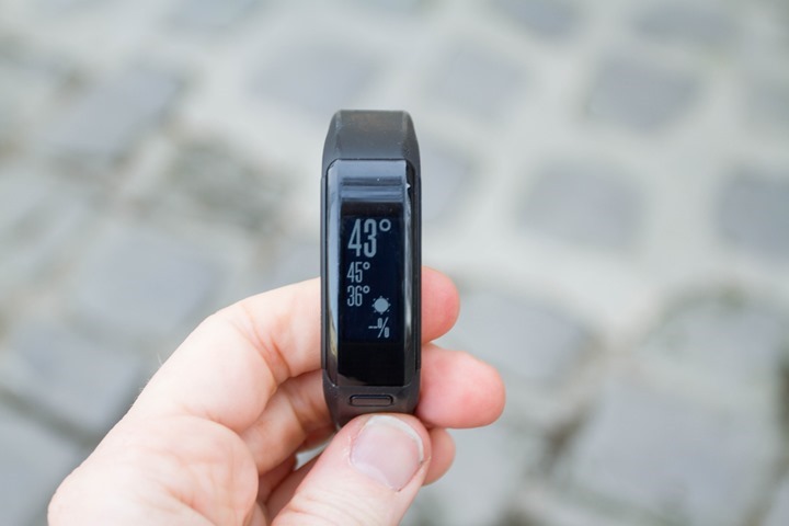 garmin connect vivosmart hr