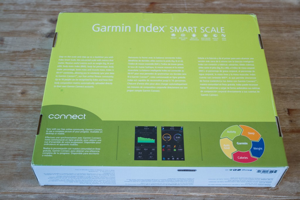 GENUINE Garmin Index Smart Digital Scale Wireless Wi-Fi ANT Bathroom Weight BMI 