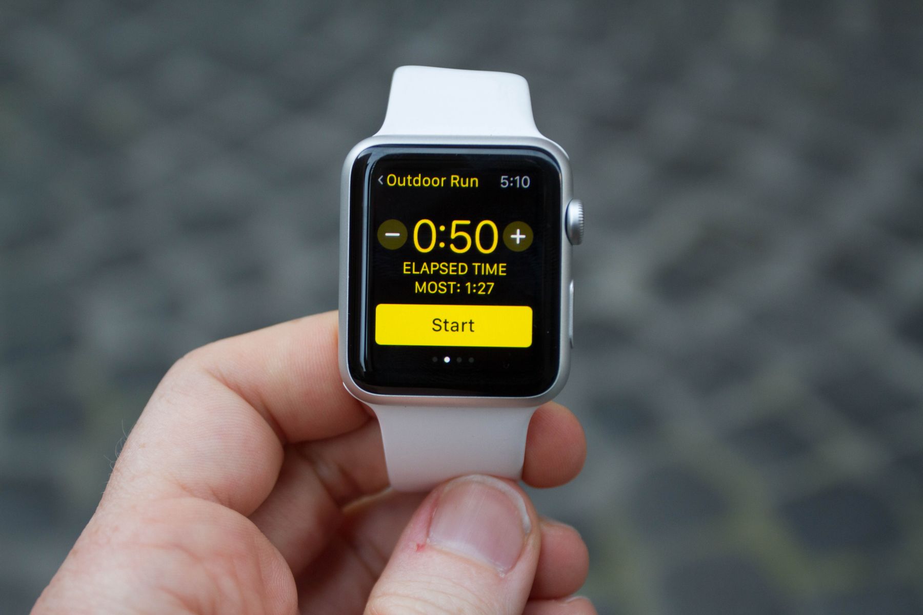apple watch 4 interval running