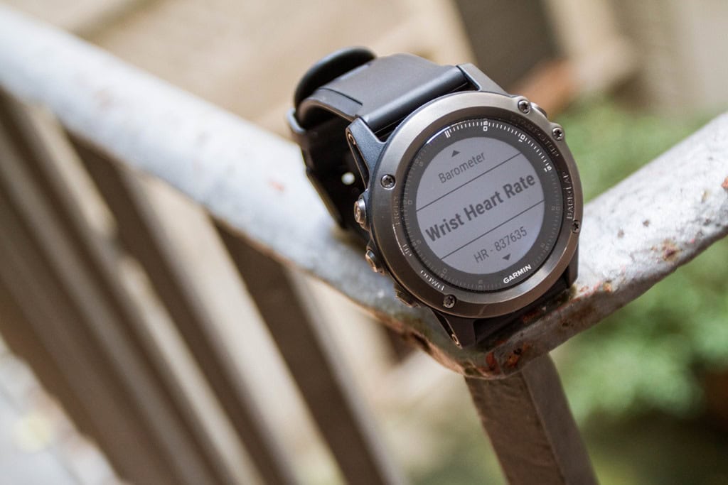 Garmin fenix 3 wrist 2025 based heart rate watch