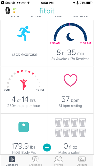 fitbit hr symbols