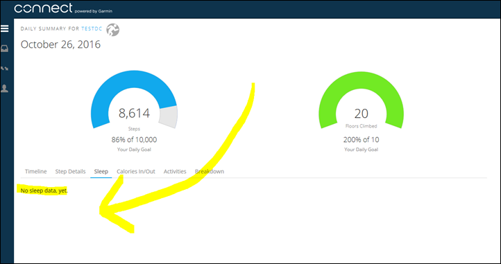 garmin connect export weight