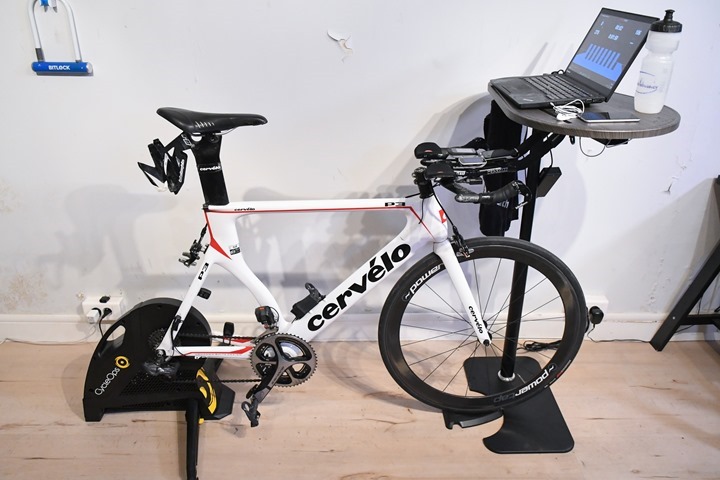 Laptop stand for bike on sale trainer