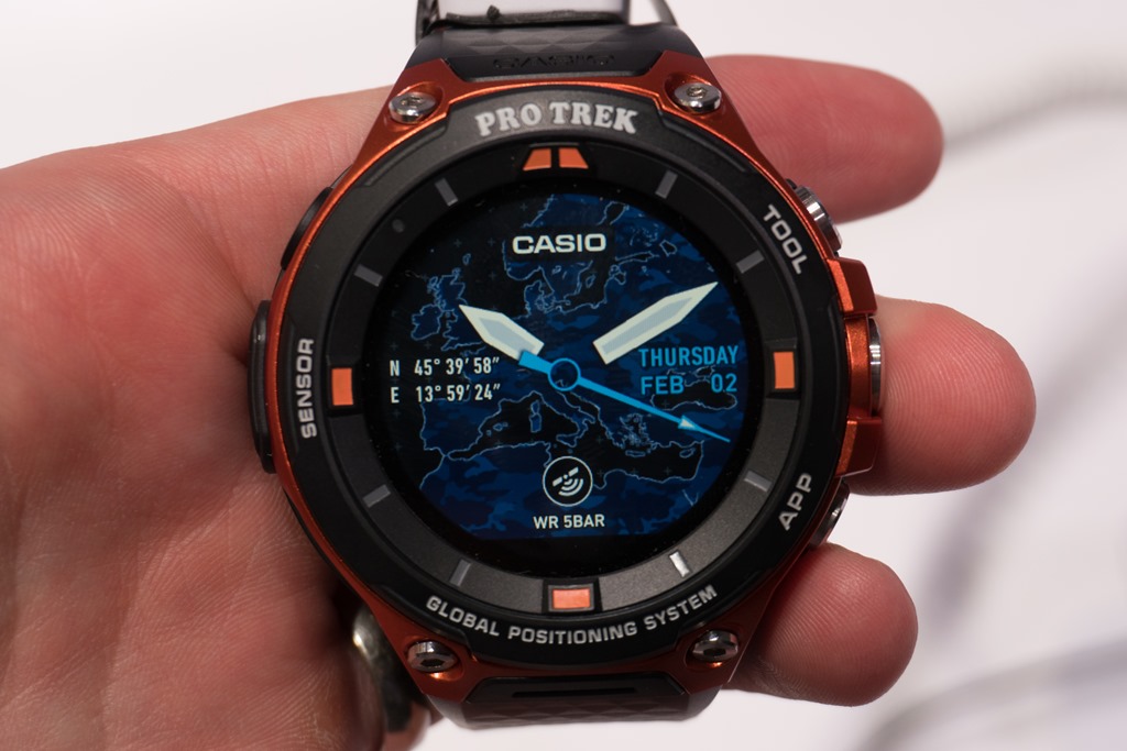 First Look The Casio Pro Trek Smart Android Wear GPS Watch DC