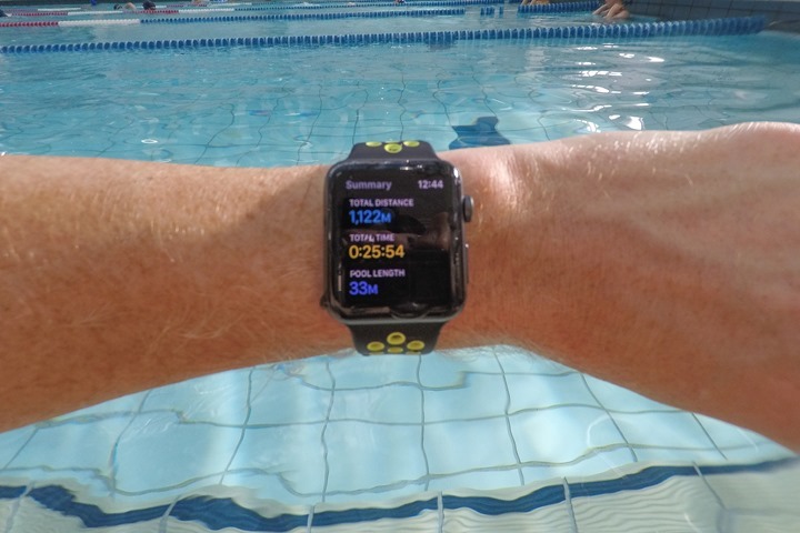 apple watch 4 swim tracking