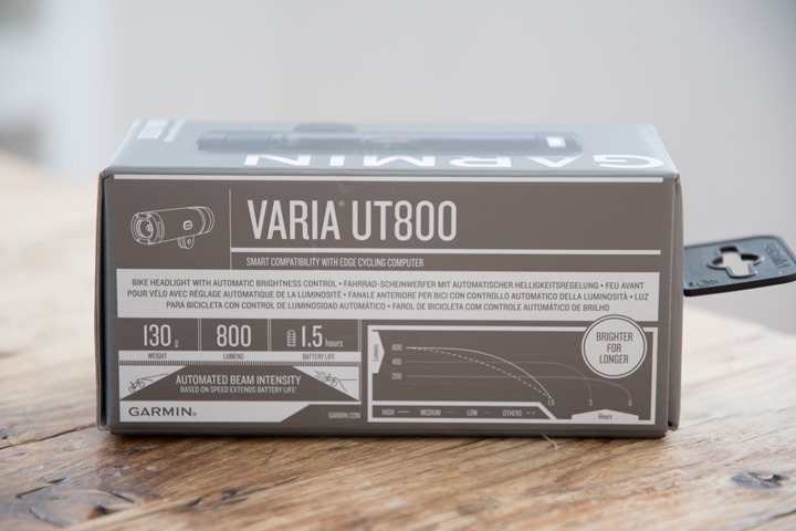 Foco de luz para ciclismo Garmin Varia UT800: análisis, opinión