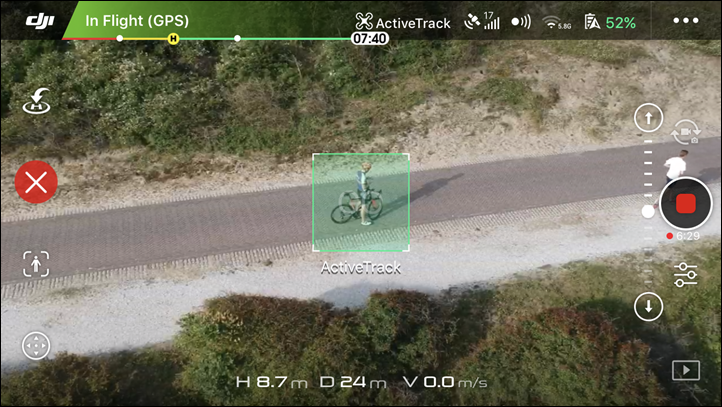 DJI Spark Active Track enabling