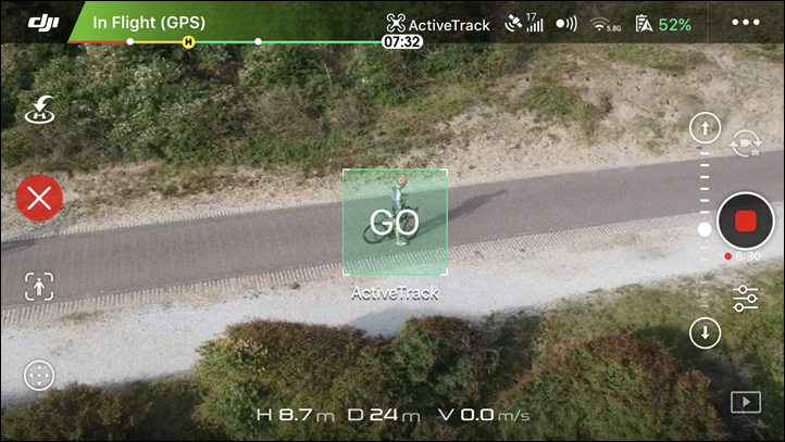 dji mavic active track modes