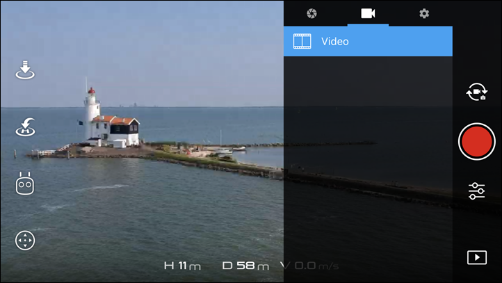 DJI Spark Video Settings Control