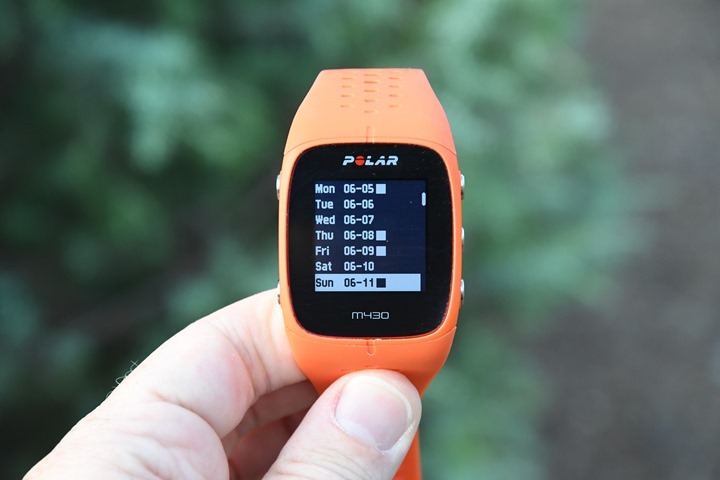 polar m430 music