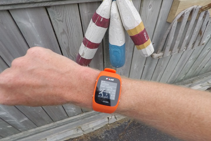 polar m430 orange