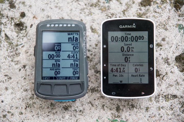 wahoo elemnt garmin connect