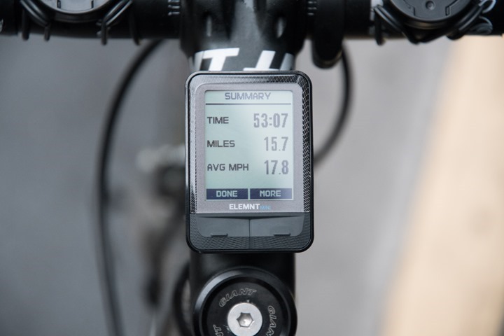 wahoo elemnt mini strava