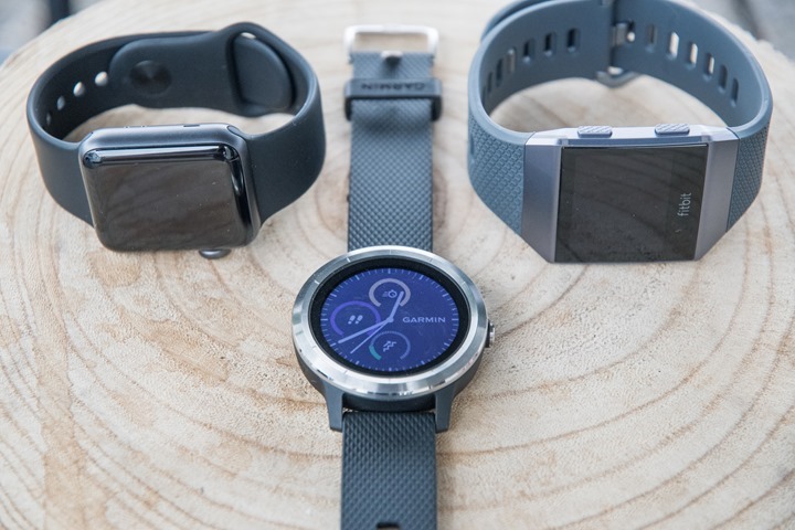 Vivoactive 3 2024 vs fitbit ionic