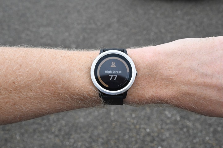 Garmin vivoactive 3 store on wrist