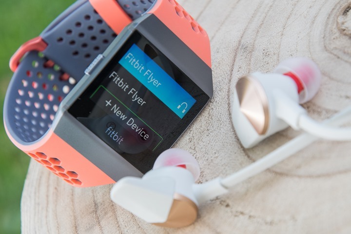 fitbit ionic bluetooth headphones