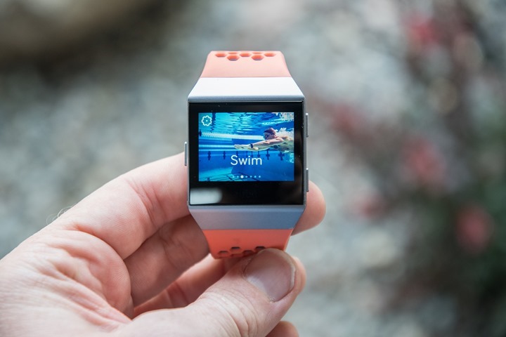 fitbit ionic swimming review