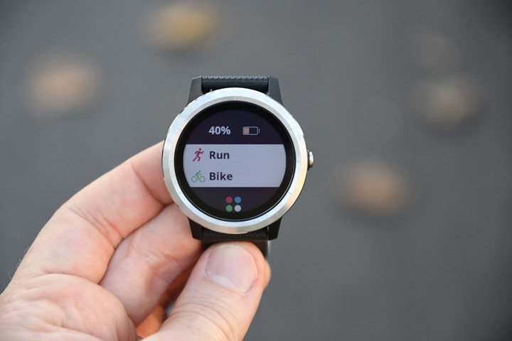 vivoactive 3 for cycling