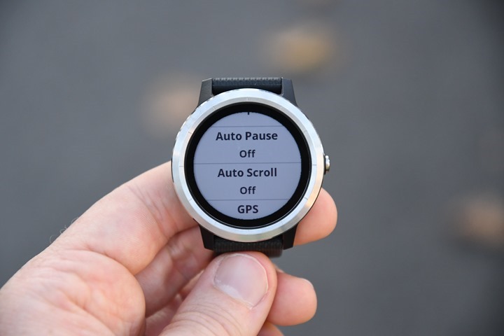 Garmin-Vivoactive3-Scroll-Pause