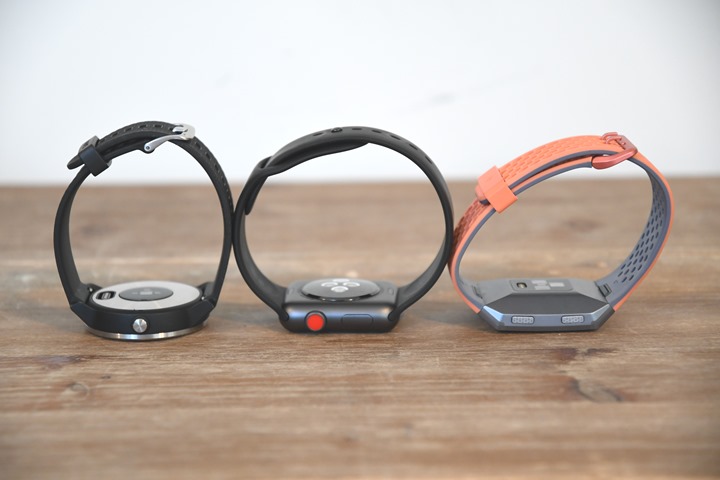 GarminVivoactive3-AppleWatch3-FitbitIonic-Size-Side