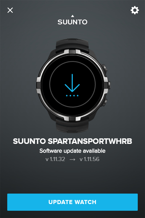 suunto spartan trainer wrist hr software update