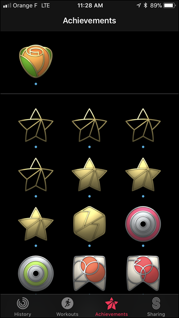 Apple Watch Series 3 Achievements and Badges