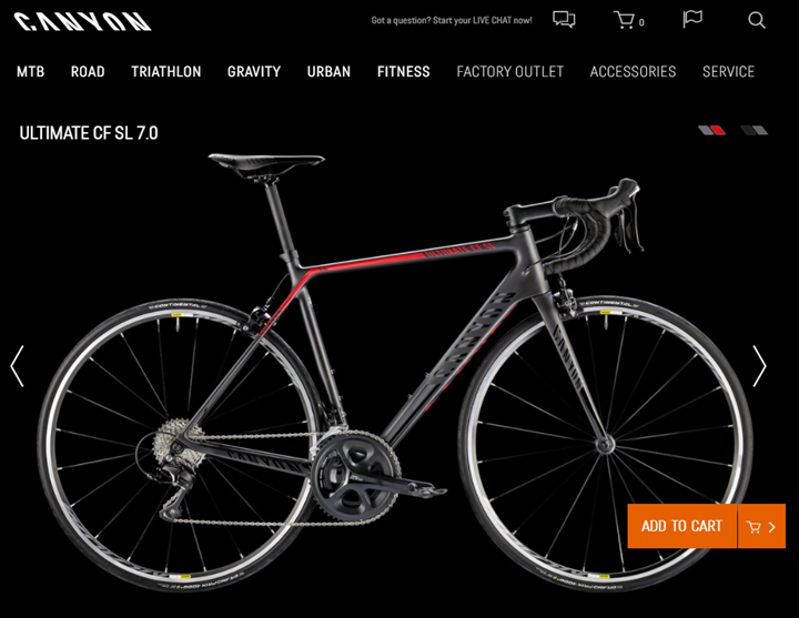 Canyon Aeroad Size Chart