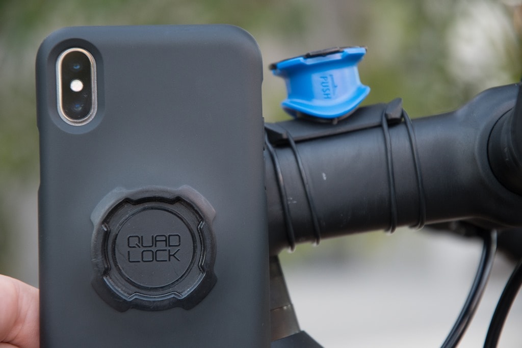 quad lock phone mount