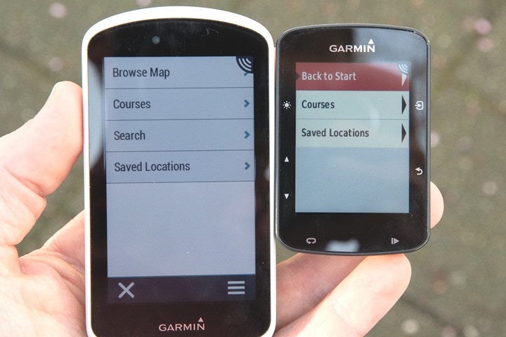 garmin edge 520 v 520 plus