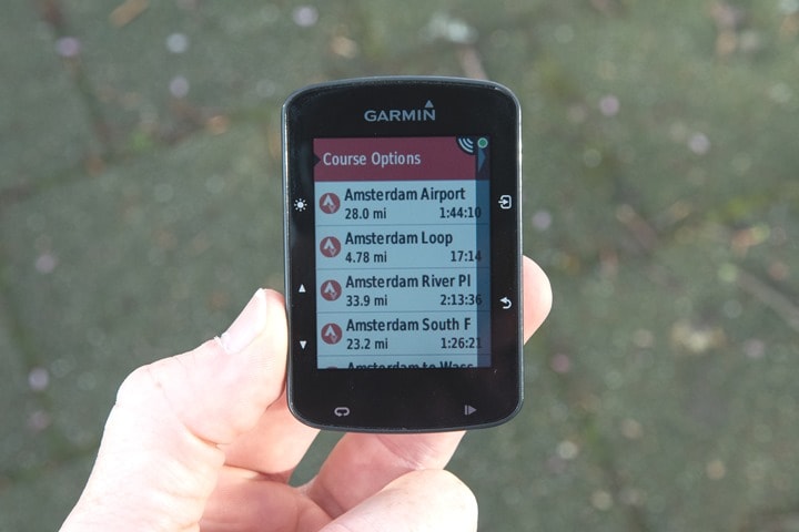 garmin edge 520 plus apple watch