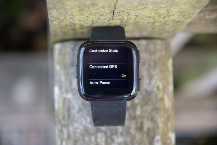 Fitbit versa clearance connected gps