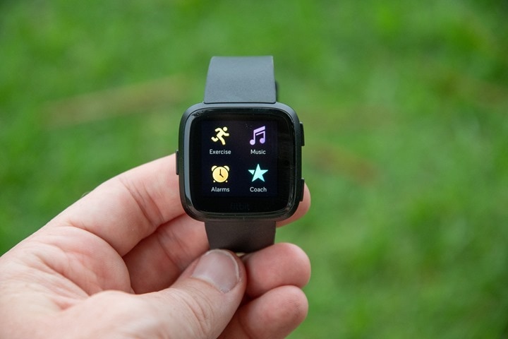 fitbit versa agenda