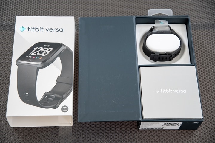 fitbit versa 2 in the box