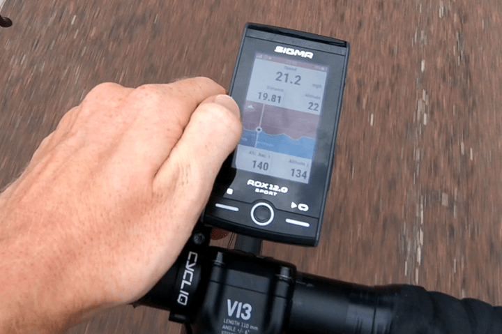 Sigma Sport GPS Compteur Vélo - ROX 12.1 EVO - Basic - blanc - BIKE24