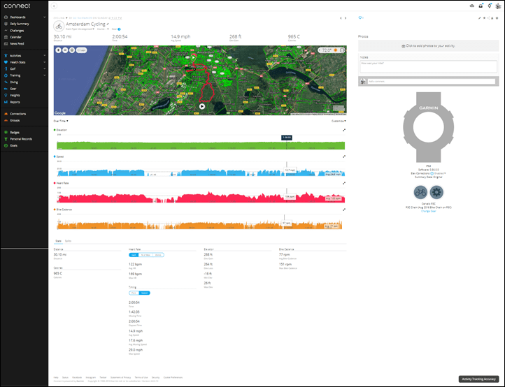 Garmin Edge Comparison Chart