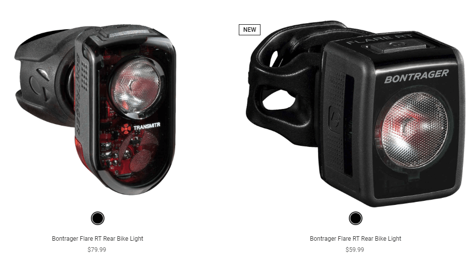 rear bike light with camera