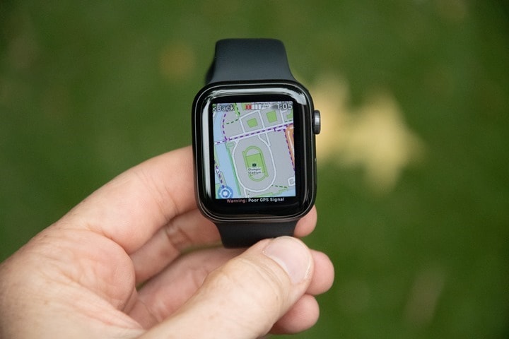 apple watch gps running