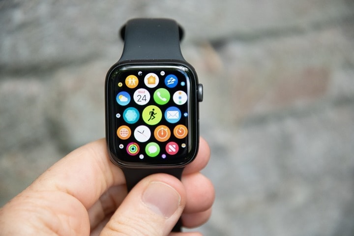 Apple watch series store 4 workout options