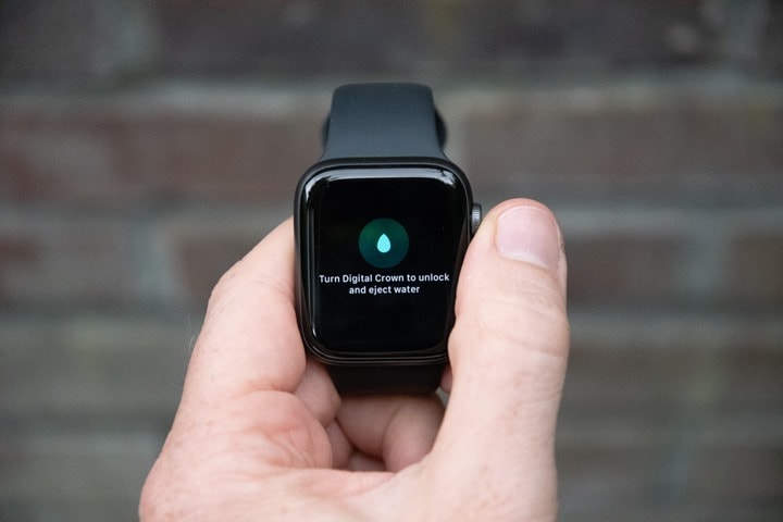 unlock water lock apple watch